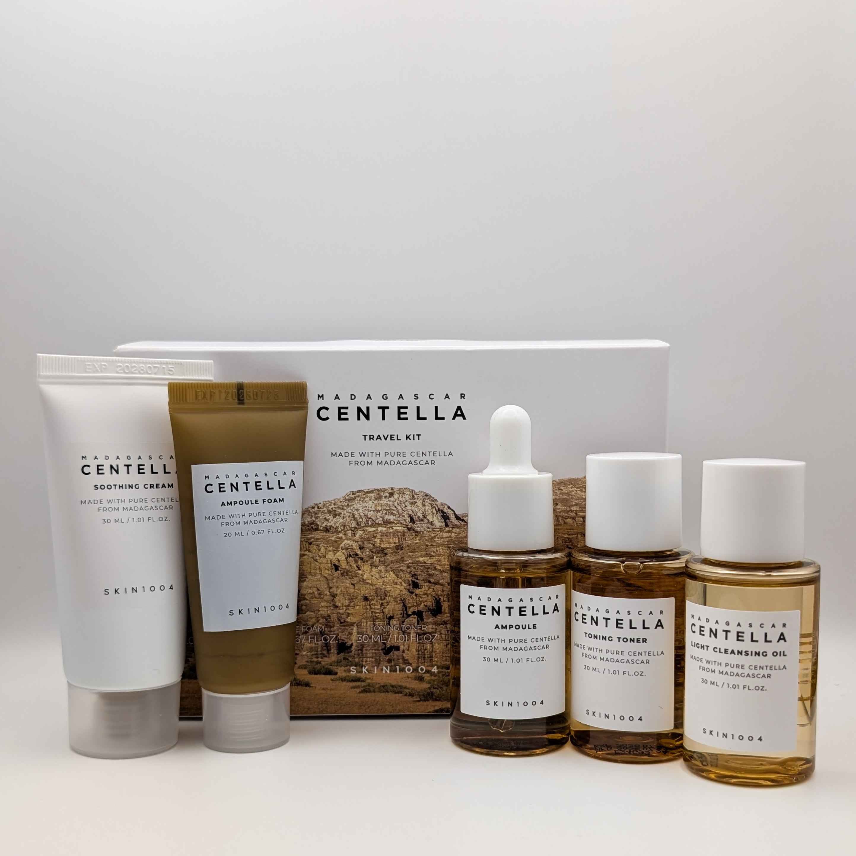 Madagascar Centella Travel Kit for Glowing Skin
