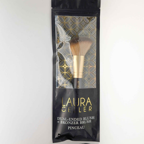 Dual Blush Bronzer Brush for Flawless Makeup Application